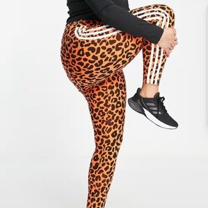 Adidas Vibrant Orange Tights